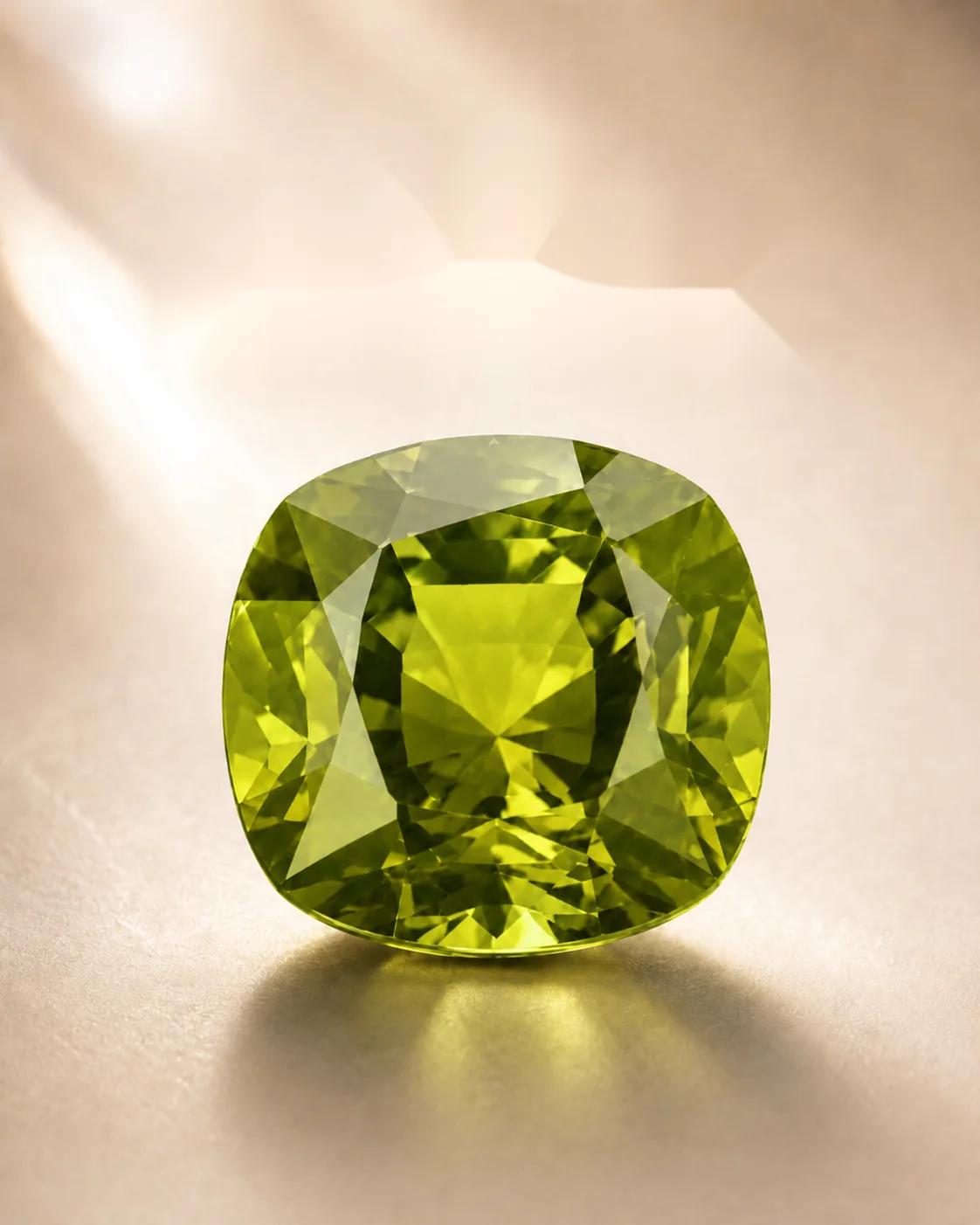 Real photographed Peridot gemstone for August