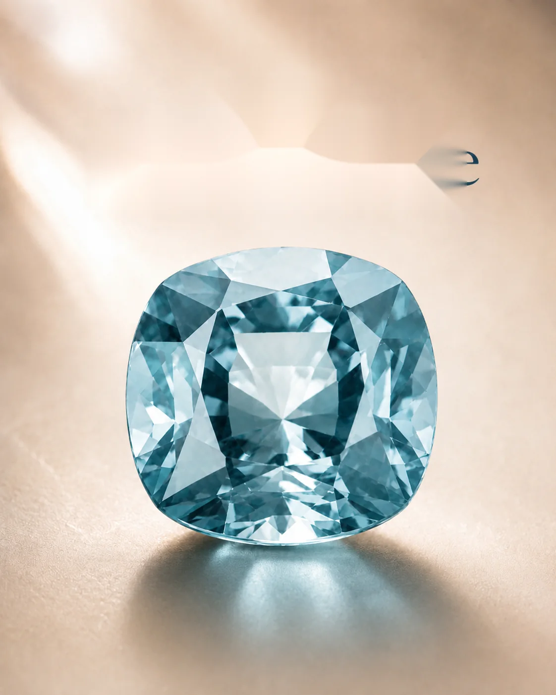 Real photographed Aquamarine gemstone for March