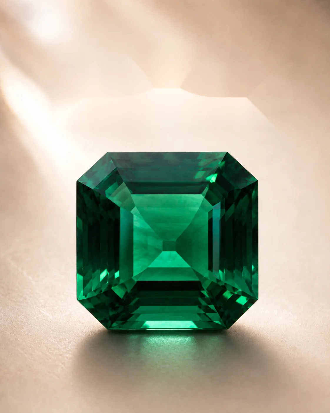Real photographed Emerald gemstone for May